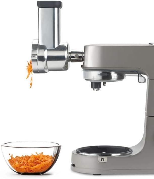 Kenwood Trommelraffel KAX643ME, Zubehör für Kenwood Küchenmaschinen, elektrischer Zerkleinerer zum S