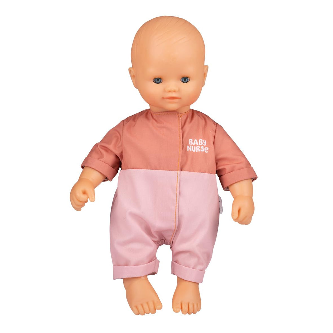 Smoby - Baby Nurse Puppe - Babypuppe, 32 cm gross mit Schlafaugen & weichem Körper - Rollenspiel & P