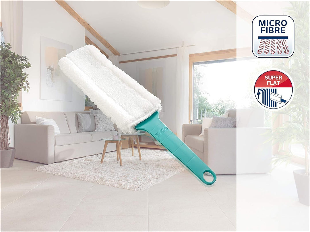 Leifheit Heizkörperreiniger Duster Flat für schwer zugängliche Heizkörperrippen, Heizkörperbürste mi