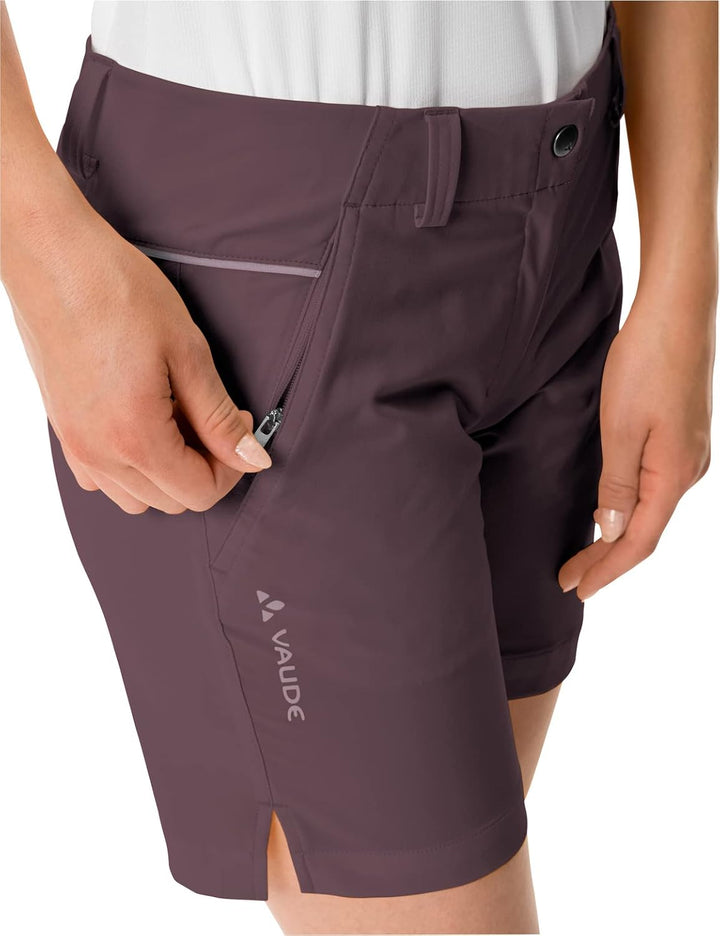 VAUDE Women's Skomer Shorts III - Outdoor Shorts Damen, 40 Blackberry