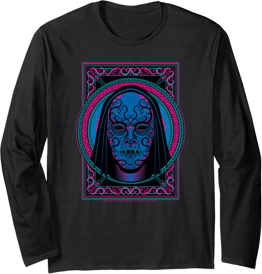 Harry Potter Bellatrix Death Eater Mask Langarmshirt