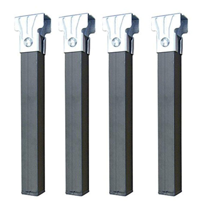 IMEX EL ZORRO 4 Füsse für Lattenrost, ohne Rollen, Metall, neutral, 39x5x3 cm 39x5x3 cm Neutral, 39x