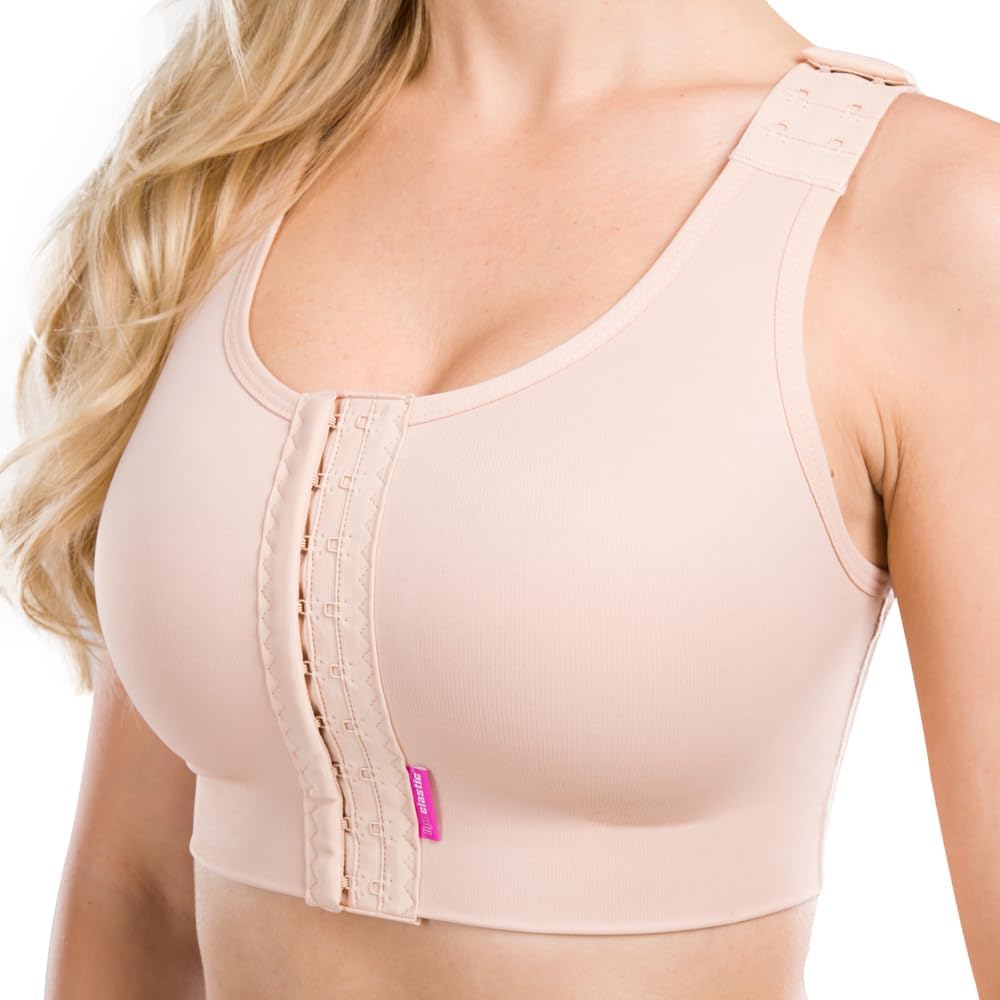 LIPOELASTIC PI Plus postoperativer Kompressions-BH, Beige