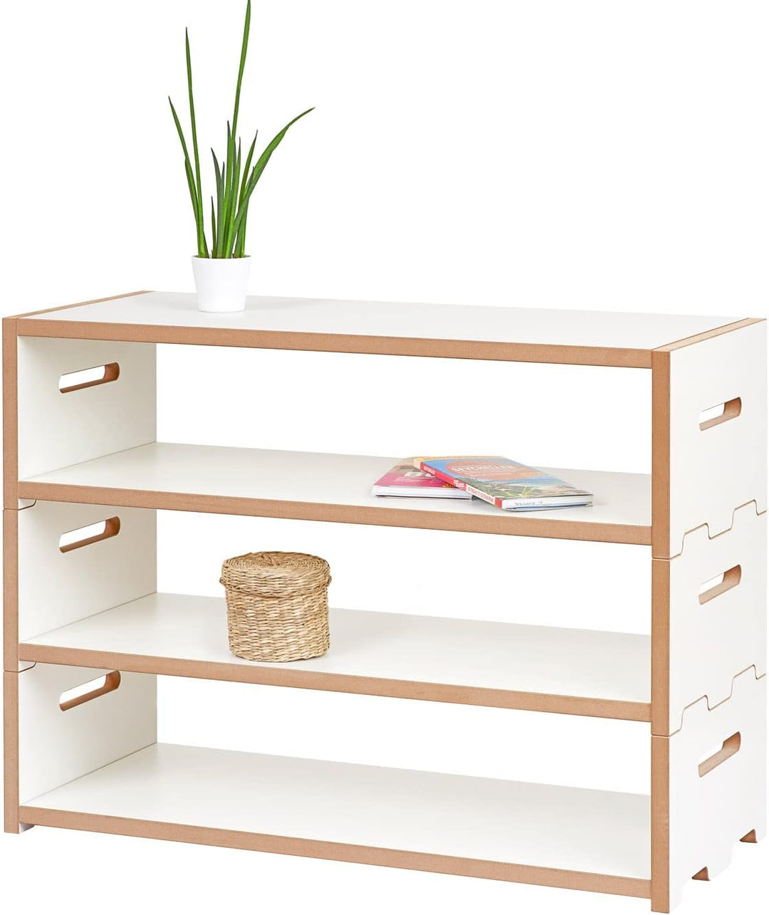 Tojo Hochstapler | modulares Regalsystem Verschiedene Module für Wandregal/Bücherregal/CD Regal | MD