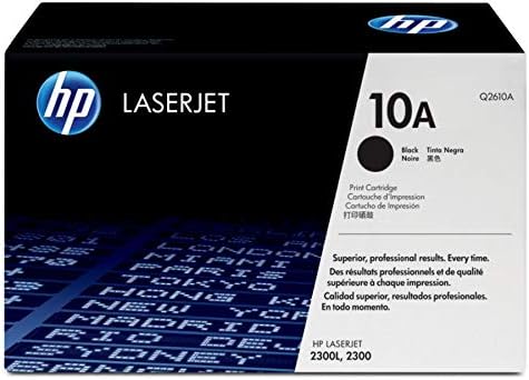 HP 10A (Q2610A) Schwarz Original Toner für HP Laserjet 2300 1 Schwarz 6000S, 1 Schwarz 6000S