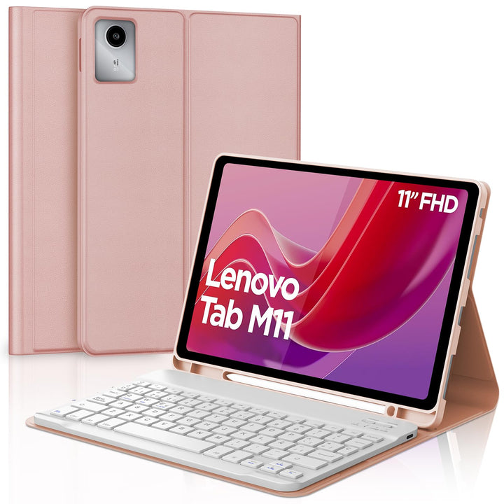 WINCHKING Tastatur für Lenovo Tab M11, 27,9 cm (11 Zoll), Hülle mit spanischer Tastatur, Bluetooth,