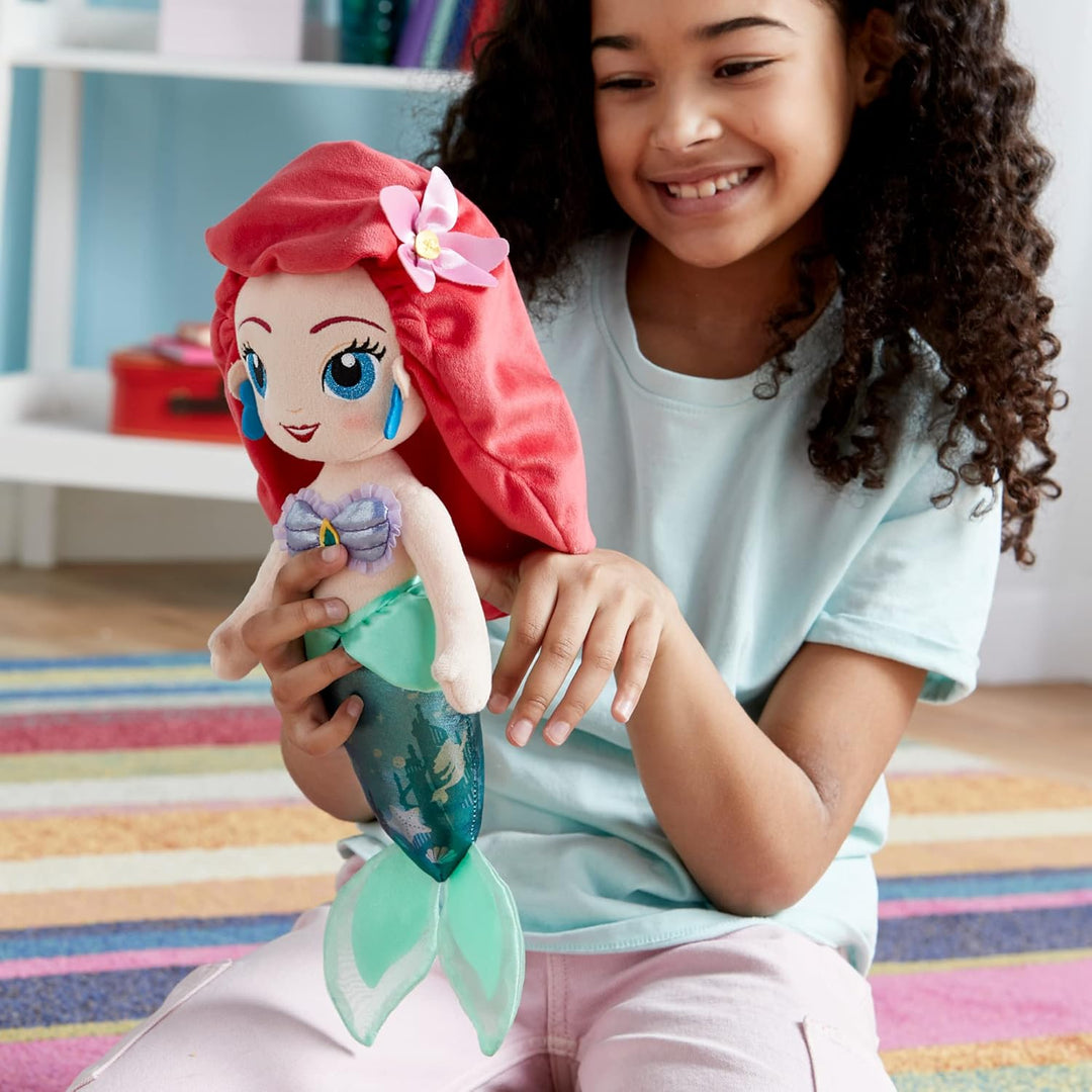 Disney Store Arielle-Kuschelpuppe, Arielle, die Meerjungfrau, 37 cm, Kuschelpuppe für Kinder der Unt