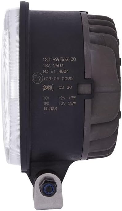 HELLA - LED-Hauptscheinwerfer - M133 - 12V - Anbau - glasklare Streuscheibe - Lichtscheibenfarbe: tr