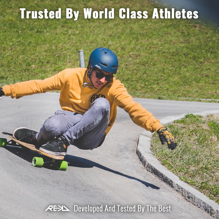REKD Ultralite In-Mold Helmet Skateboardhelm, Unisex, Erwachsene 53-56 cm Blau (blau), 53-56 cm Blau