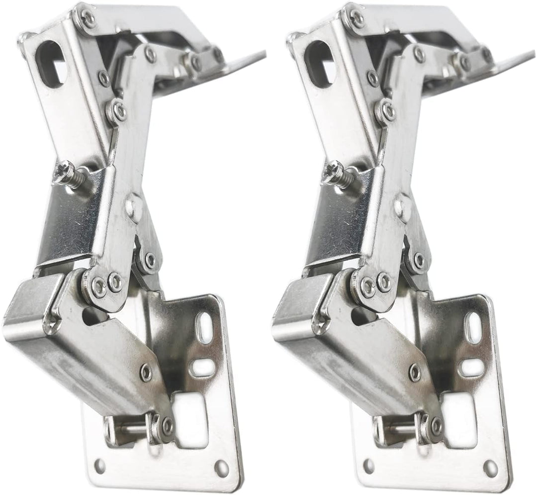 Qrity 4 Stück Scharniere 170° Möbelscharnier Soft Close Türscharniere Hydraulische Sanftes Schliesse