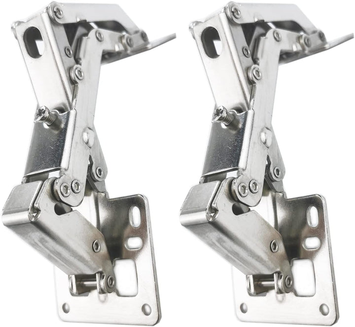 Qrity 4 Stück Scharniere 170° Möbelscharnier Soft Close Türscharniere Hydraulische Sanftes Schliesse