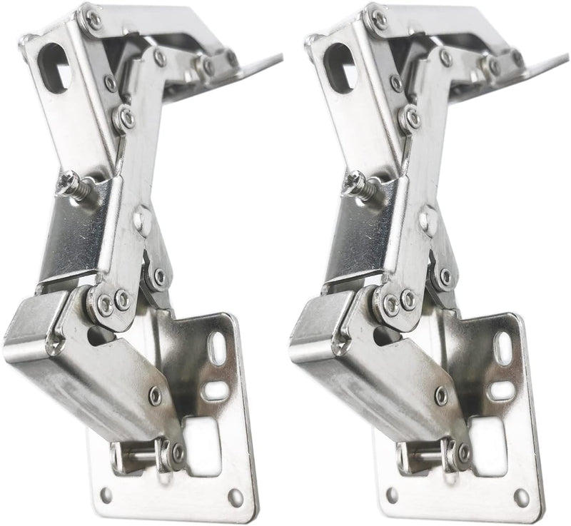 Qrity 4 Stück Scharniere 170° Möbelscharnier Soft Close Türscharniere Hydraulische Sanftes Schliesse