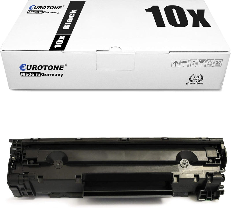 10x Eurotone kompatibler Toner für HP Laserjet Pro MFP M 201 225 dw DN n ersetzt CF283X 83X 10x Blac