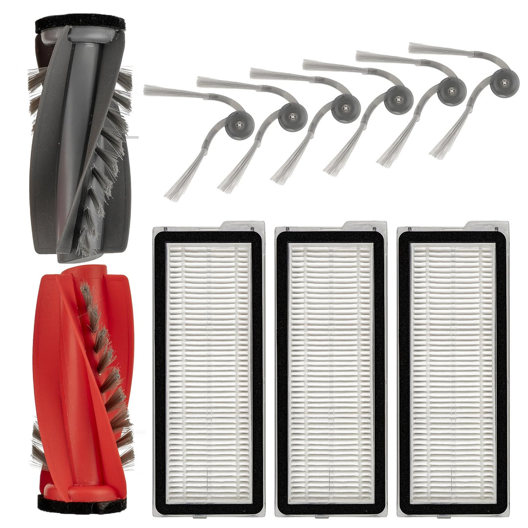 (10 Stück) Q Revo Curv Ersatzteile Ersatz zubehör für Roborock QRevo Curv/ S5X/ 5A1/ 5XC, Qrevo Edge