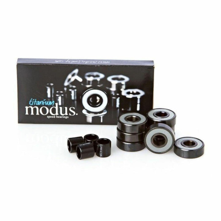 MODUS 'Titanium' Bearings. x8. Black O/S, Black O/S