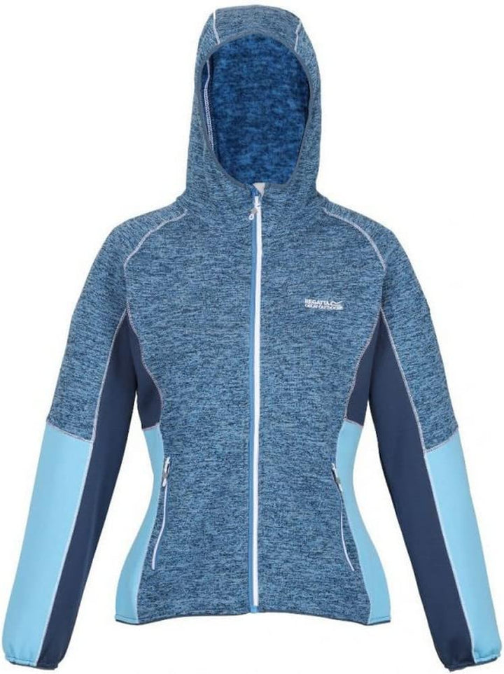 Regatta Strickfleecejacke Damen mit Kapuze 40 Schwarz, 40 Schwarz