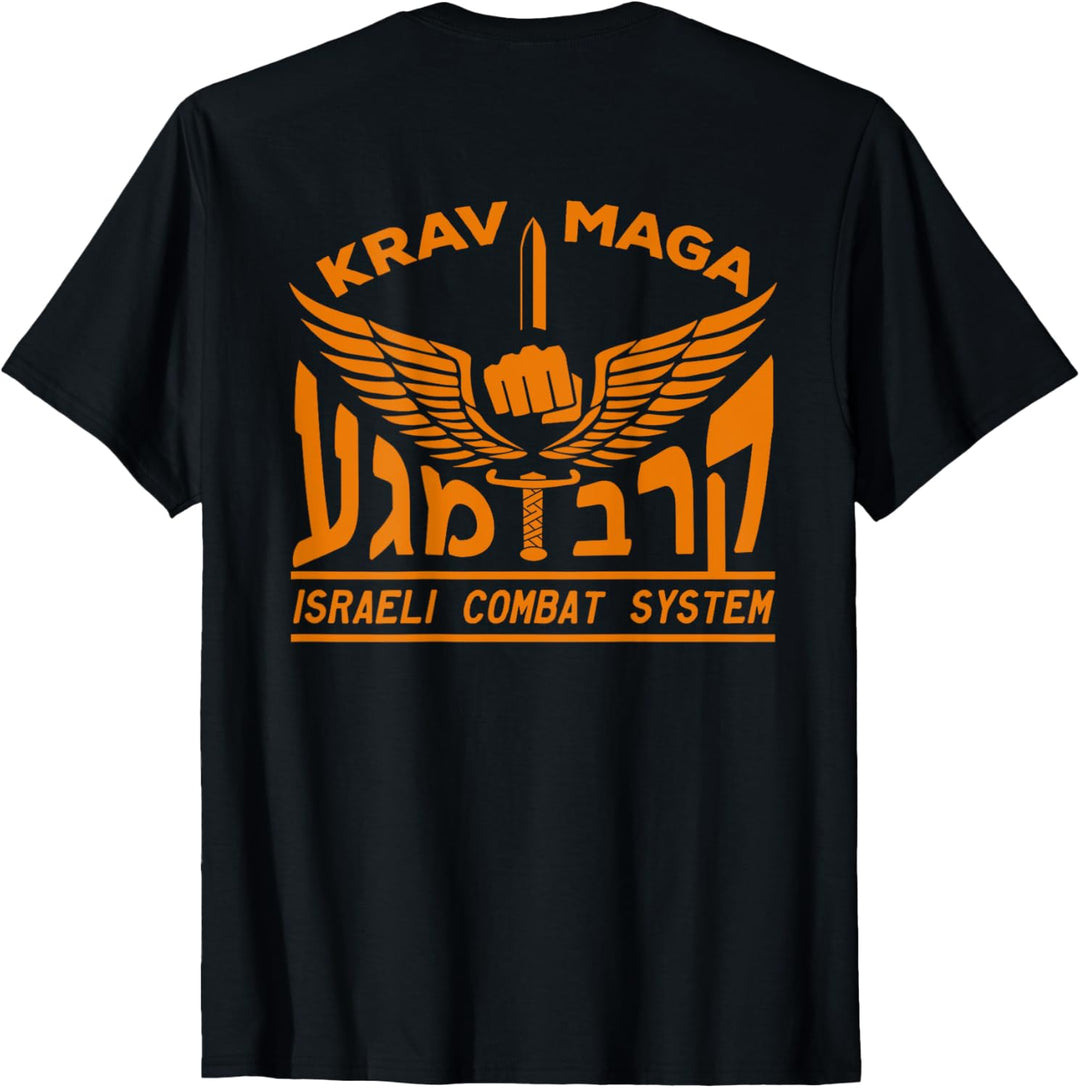 KRAV MAGA T-Shirt Israeli Combat System IDF Front Back T-Shirt