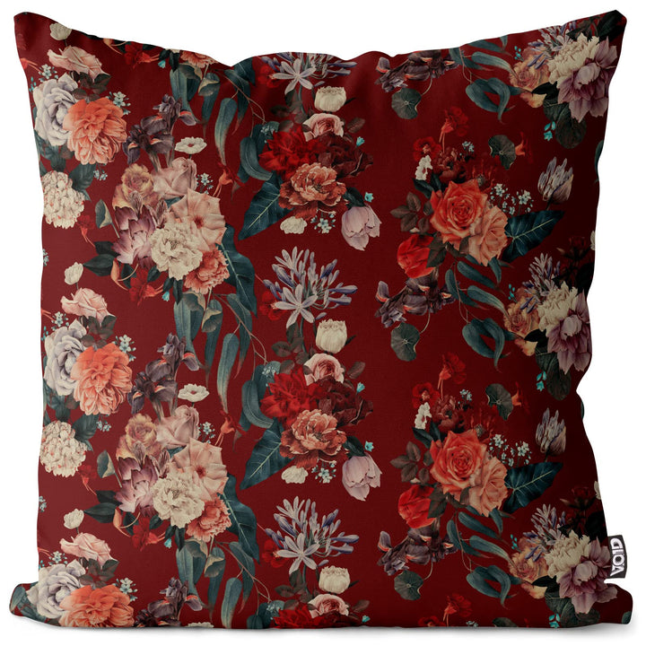 VOID Viktorianisches Blumenmuster Kissenbezug Kissenhülle Sofakissen Kissen Deko Outdoor-Kissen Deko