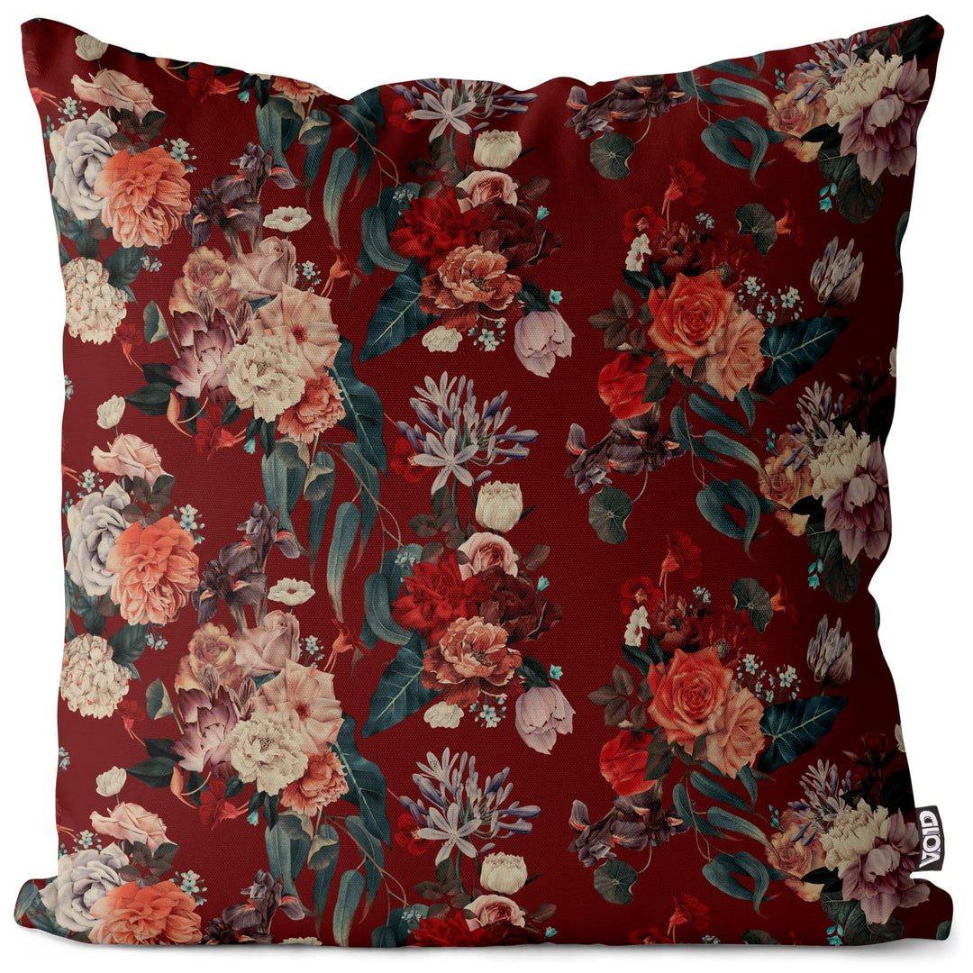VOID Viktorianisches Blumenmuster Kissenbezug Kissenhülle Sofakissen Kissen Deko Outdoor-Kissen Deko