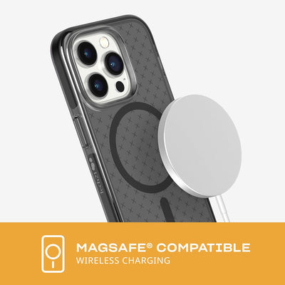 tech21 iPhone 14 Pro Evo Check kompatibel mit MagSafe® - Stossdämpfende & schlanke Schutzhülle mit 4