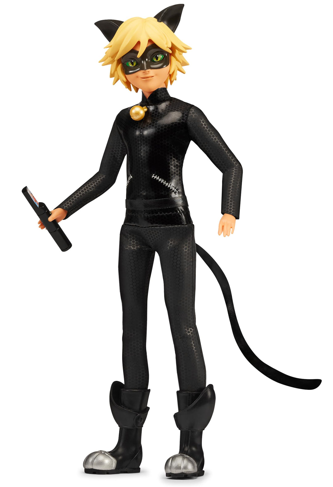 Bandai – Miraculous Ladybug – Mannequin Puppe 26 cm – Cat Noir – Offizielle Miraculous Lizenz – Gele