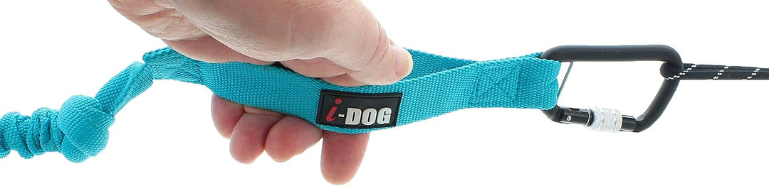 I-dog Schleppleine Opal, ALM – blau Schleppleine Opal, MEDIUM Dog, 190cm MEDIUM DOG 190, MEDIUM DOG