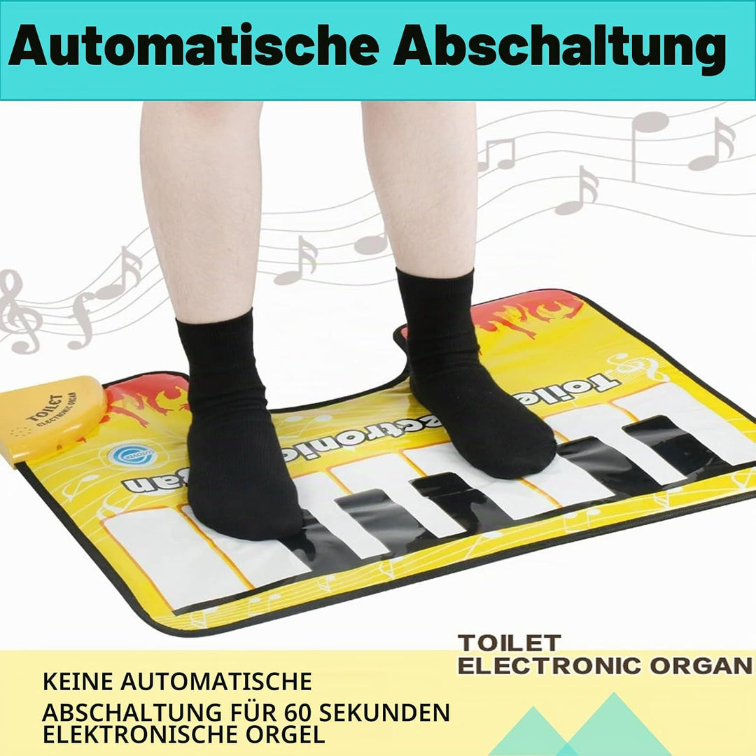 Toiletten Piano Matte, Toiletten Klavier Bodenmatte - Klavier Bodenmatte Mit Klavierklang, Toilet El