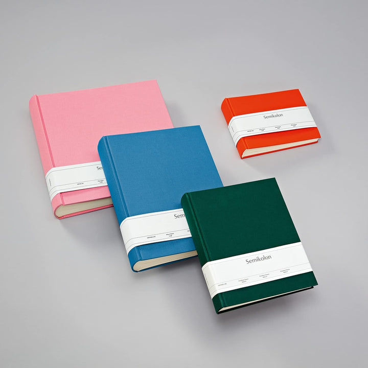 Semikolon 351004 Foto-Album Classic Medium - 21,6 x 25,5 cm - 80 Seiten cremefarben, für 160 Fotos -