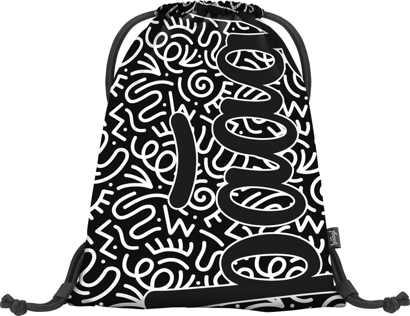 Baagl Schulrucksack Set 5 Jungen Mädchen Teilig, Schultasche ab 3. Klasse, Grundschule Ranzen mit Br