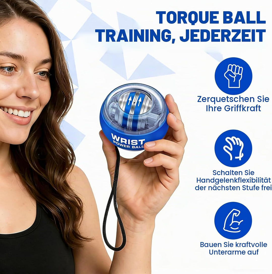 Gyroball Handtrainer, Handgelenk Trainer zur Stärkung von Armen, Fingern, Handgelenkknochen und Musk