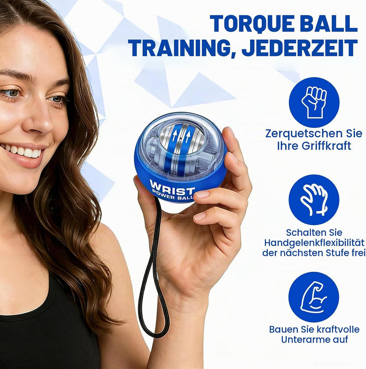 Gyroball Handtrainer, Handgelenk Trainer zur Stärkung von Armen, Fingern, Handgelenkknochen und Musk