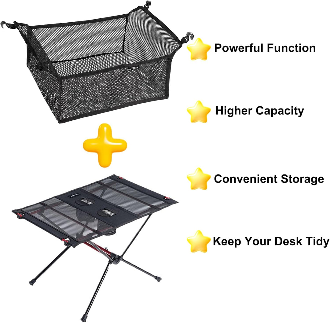 Tentock Ultraleichter Camping Tisch Klapptisch Aluminium Leicht Stabil Campingtisch Tragfähigkeit bi