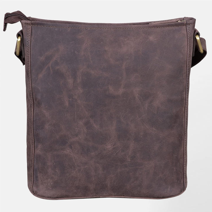 LEABAGS Leder Handtasche Damen I Premium Echtleder Umhängetasche I Schultertasche I Damentasche I Tr