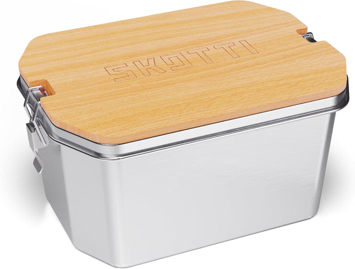 SKOTTI Plank Holzschneidebrett für SKOTTI Boks, passend für Boks 1,0L & 2,5L, einfache Befestigung -