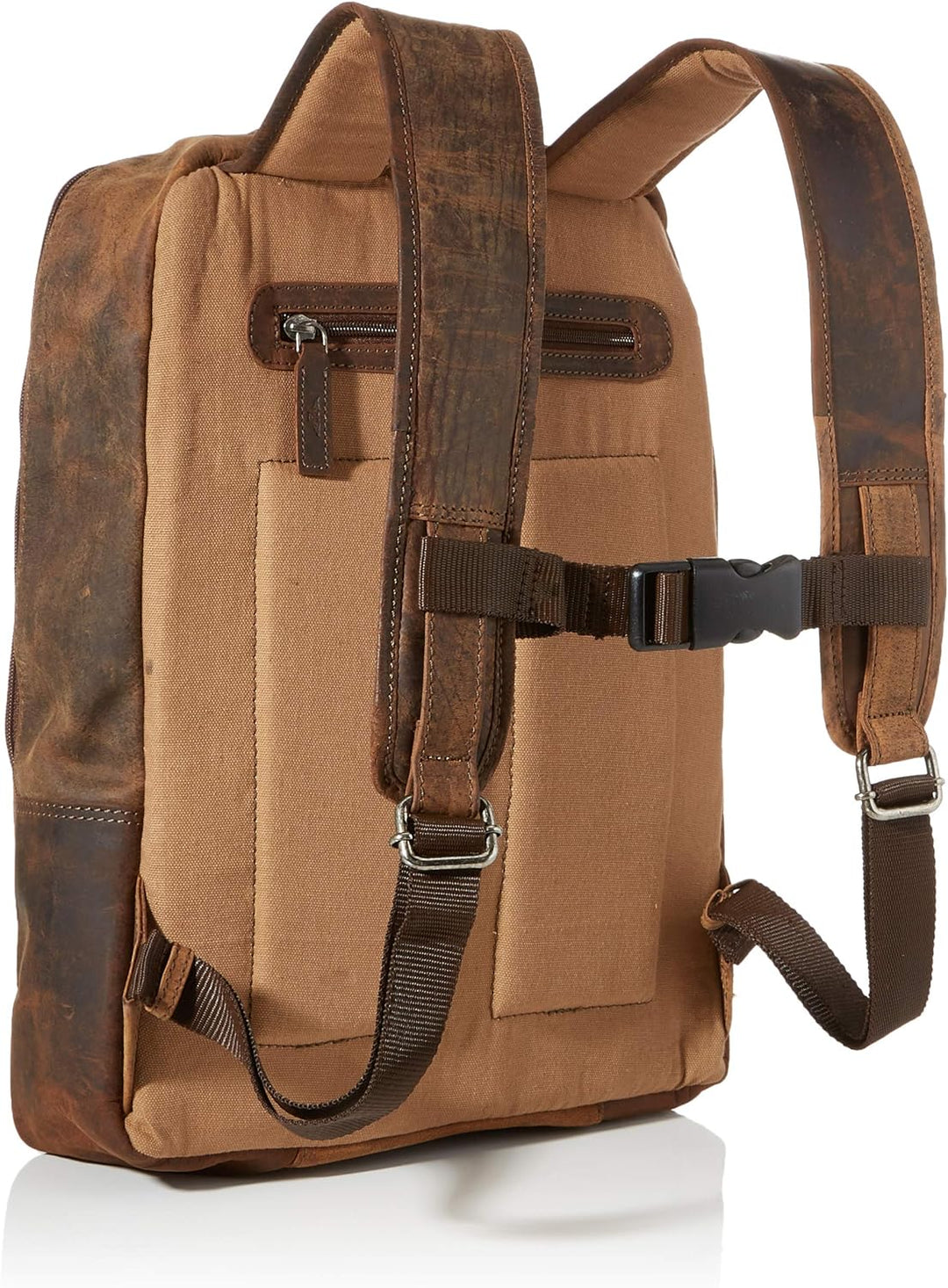 Pride and Soul 47199 Rucksack JESTER, Laptoprucksack Leder, Notebookrucksack für Laptops bis 15,6 Zo