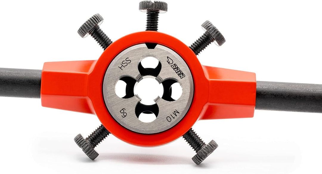 BAER PRO Schneideisenhalter 55 x 22mm, M 22-24, BSW 7/8-1'' - DIN 225 - Halter für Schneideisen - Ge