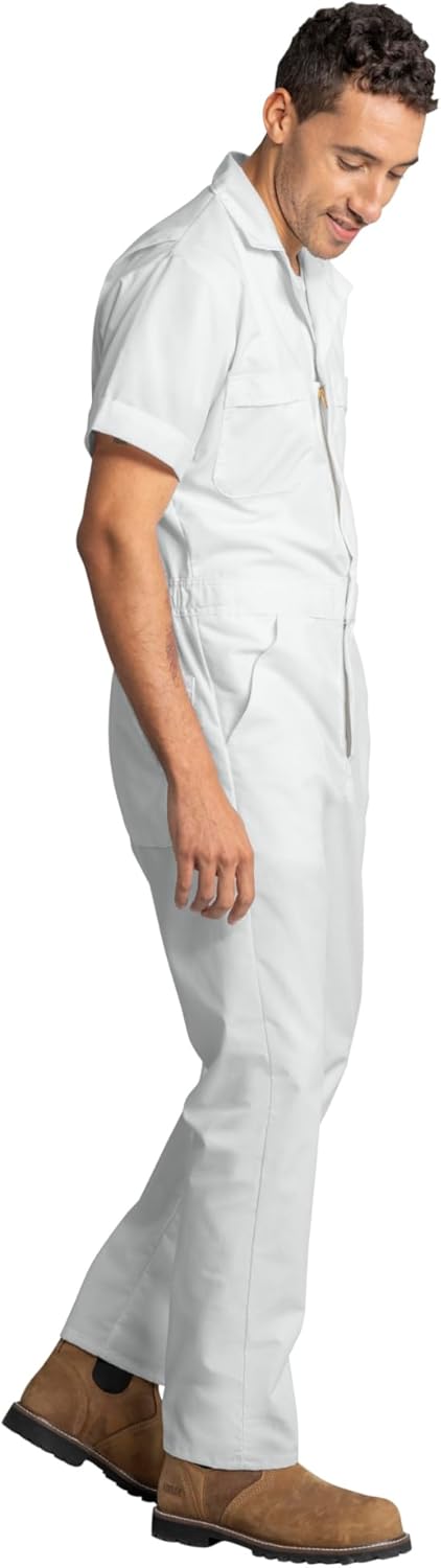 Red Kap Herren Men's Short Sleeve Speedsuit Speedsuit L Lang Weiss, L Lang Weiß