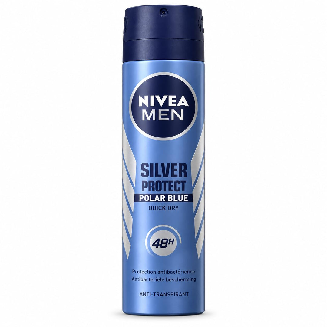 Nivea MEN Silver Protect Anti-Transpirant Antibakterial Deo 150ml - 6 Stück pro Pack