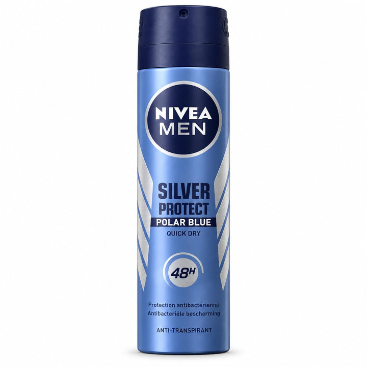 Nivea MEN Silver Protect Anti-Transpirant Antibakterial Deo 150ml - 6 Stück pro Pack
