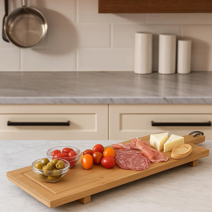 Cookinglife Servierbrett XL - Bambus - 88 x 26 cm, 88 x 26 cm