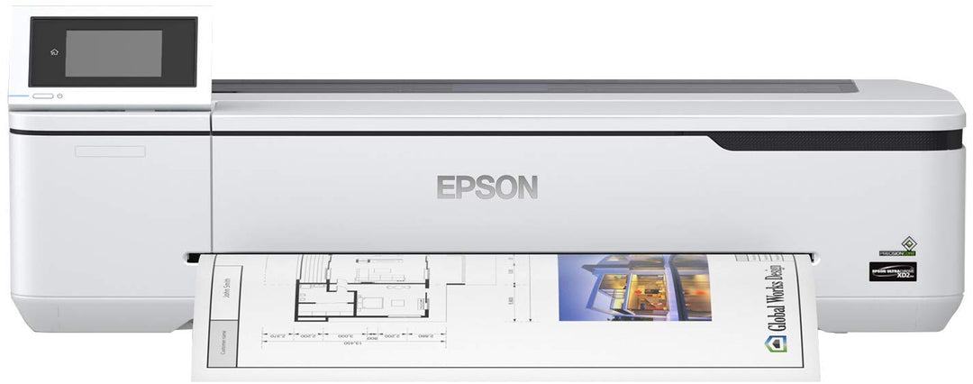 Epson SureColor SC-T3100N Tinten-Grossformatdrucker für CAD/GIS/POS (Drucke bis DIN A1+, Rollendruck
