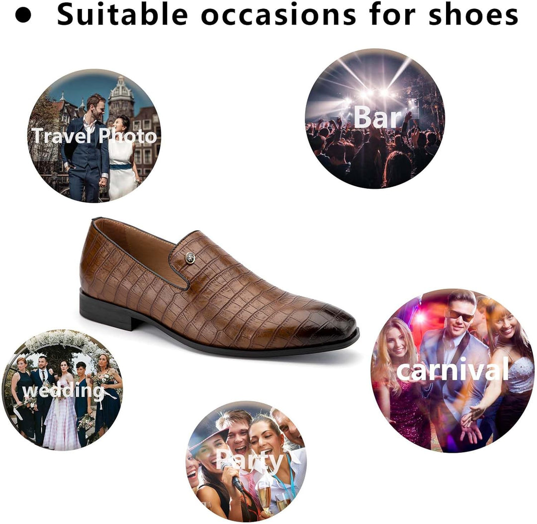 MEIJIANA Herren Mokassins Klassische Herren Anzug Schuhe Elegante Schuhe Leder Sommer Freizeitschuhe