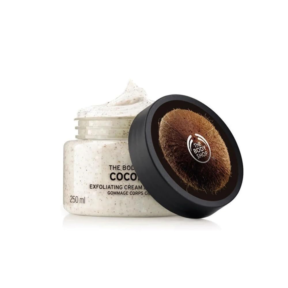 The Body Shop Body Scrub Coconut, 1er Pack (1 x 250 ml) Coconut 250 ml (1er Pack), Coconut 250 ml (1