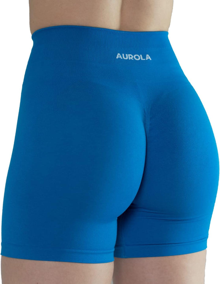 AUROLA Intensify Workout Shorts for Women Seamless Scrunch Short Gym Yoga Running Sport Active Exerc