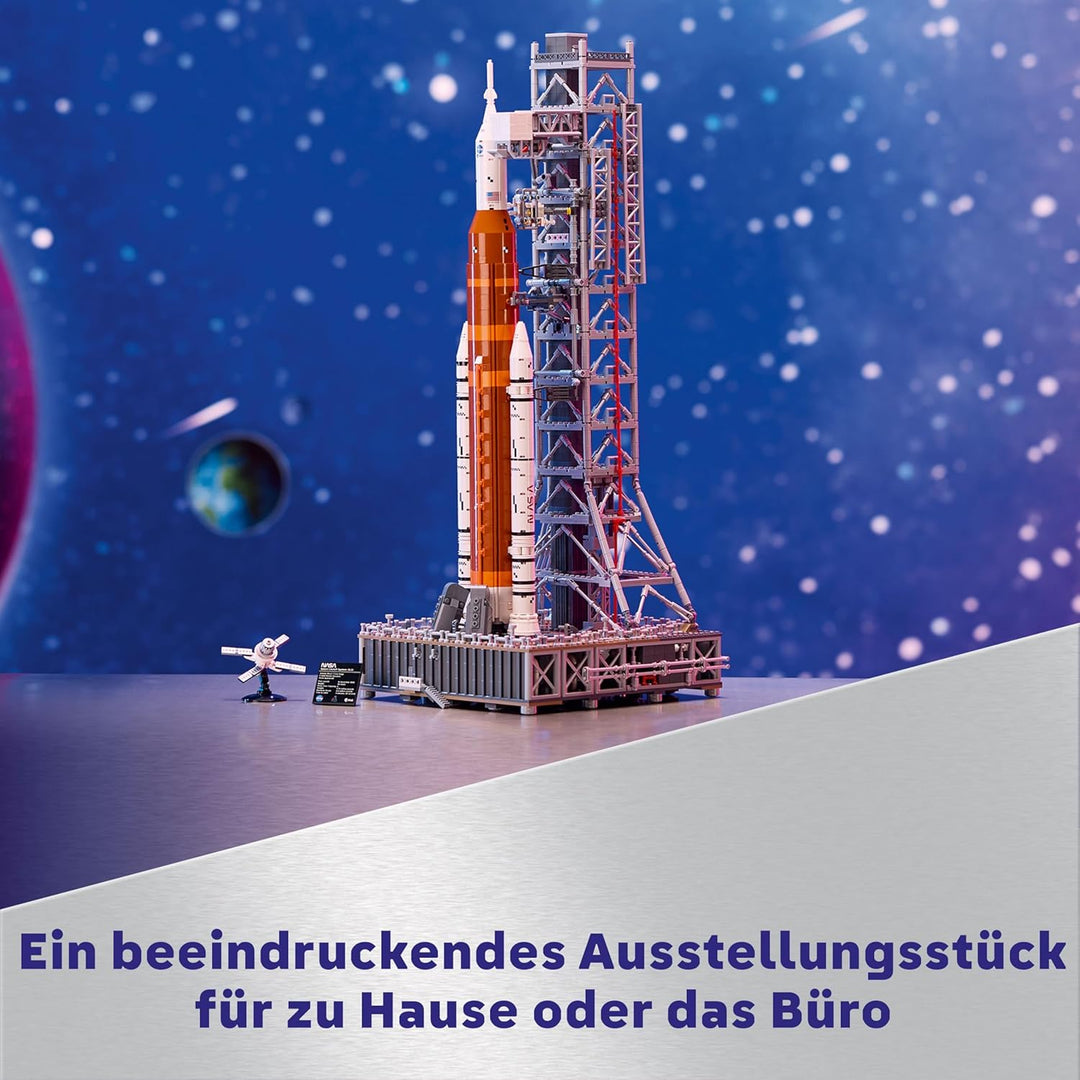 LEGO Icons NASA Artemis Startrampe, Dekoration fürs Wohnzimmer oder Büro, Geschenk zu Weihnachten, B