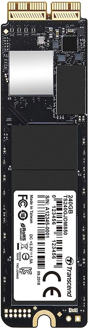 Transcend 240 GB JetDrive JDM 850 NVMe™ PCIe™ Gen3 x4 SSD TS240GJDM850 240GB Ohne Thunderbolt-Gehäus