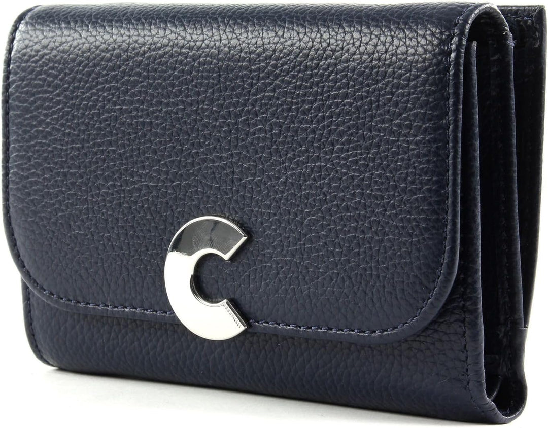 Coccinelle Craquante Small Flap Wallet Ink