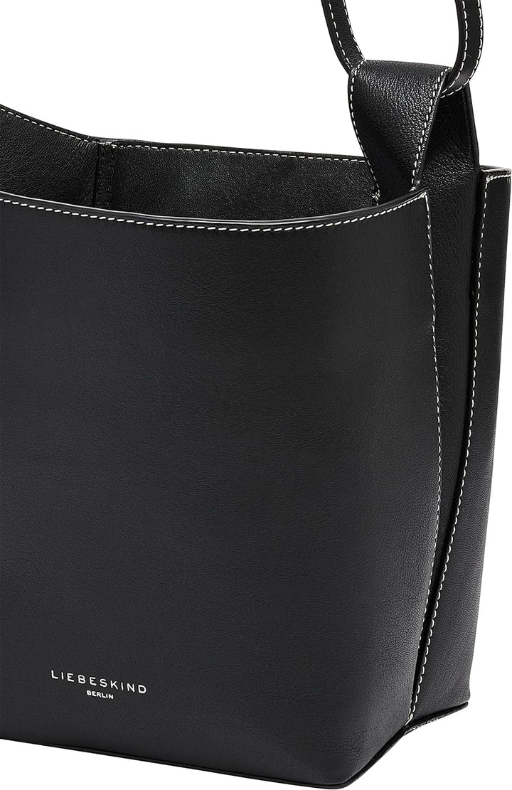 Liebeskind Damen Bowie Hobo S Schwarz, Schwarz