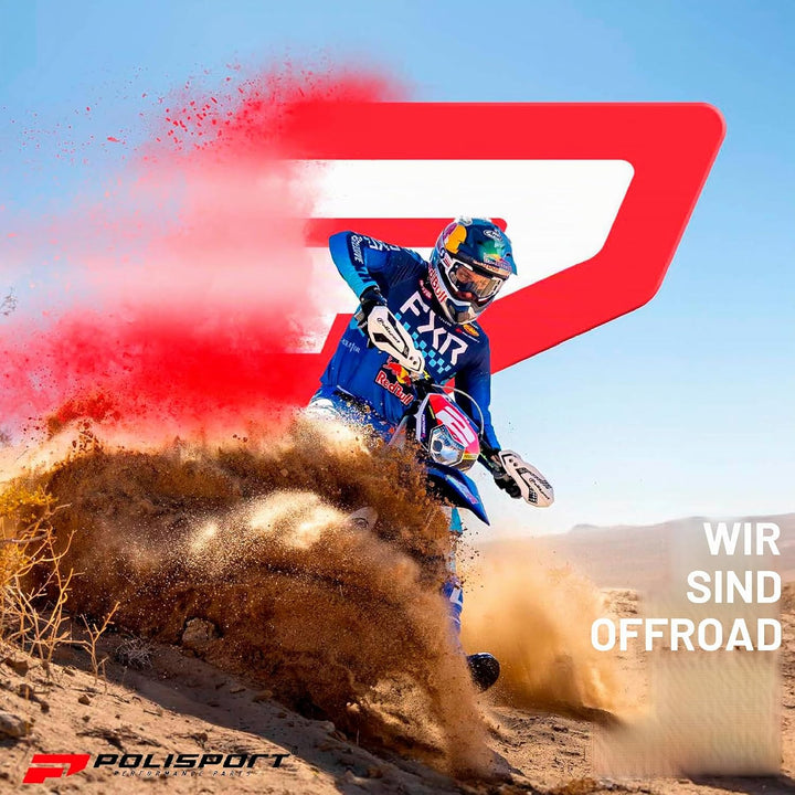 Polisport Hammer Handprotektoren Schwarz - Enduro und MX, Schwarz