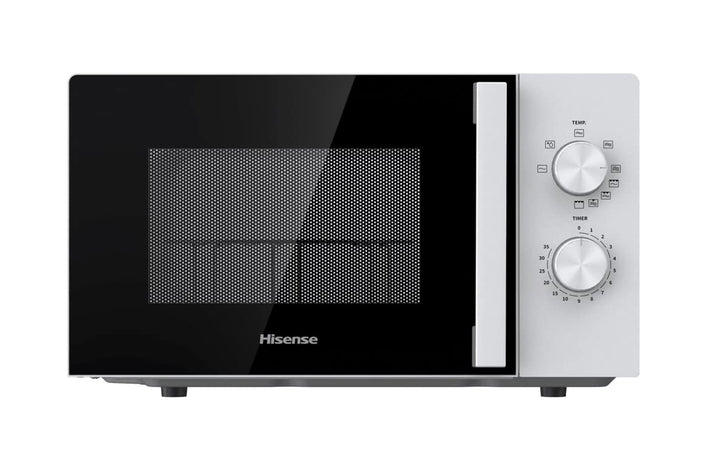 HiSense Mikrowelle H20MOWP1HG mit Grillfunktion und mechanischer Steuerung, Fassungsvermögen 20 l, L